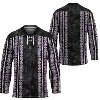 Hawaii Queen Liliuokalani Hockey Jersey Hawaiian Lei Pua Kalaunu