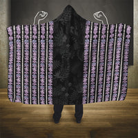 Hawaii Queen Liliuokalani Hooded Blanket Hawaiian Lei Pua Kalaunu