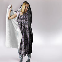 Hawaii Queen Liliuokalani Hooded Blanket Hawaiian Lei Pua Kalaunu