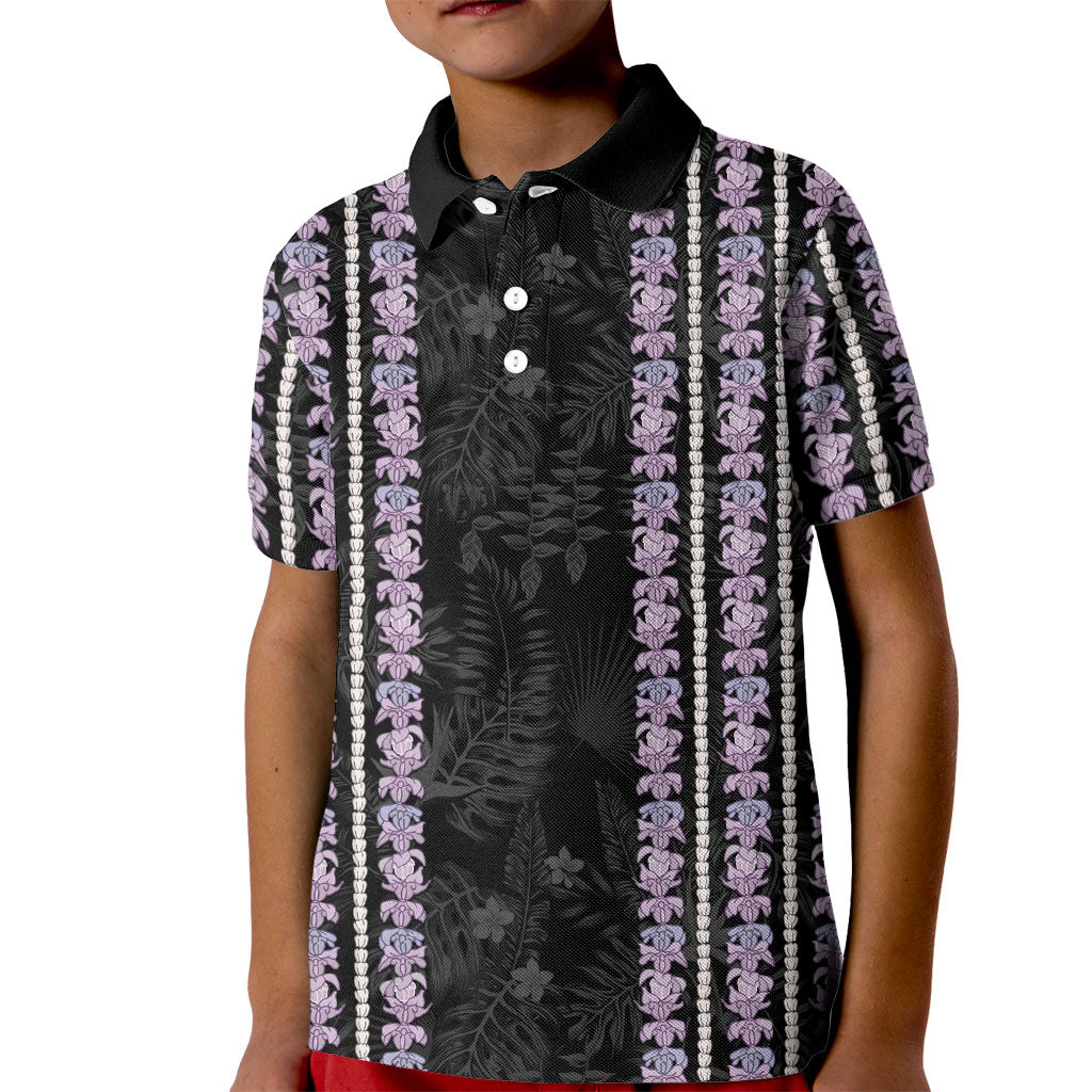 Hawaii Queen Liliuokalani Kid Polo Shirt Hawaiian Lei Pua Kalaunu