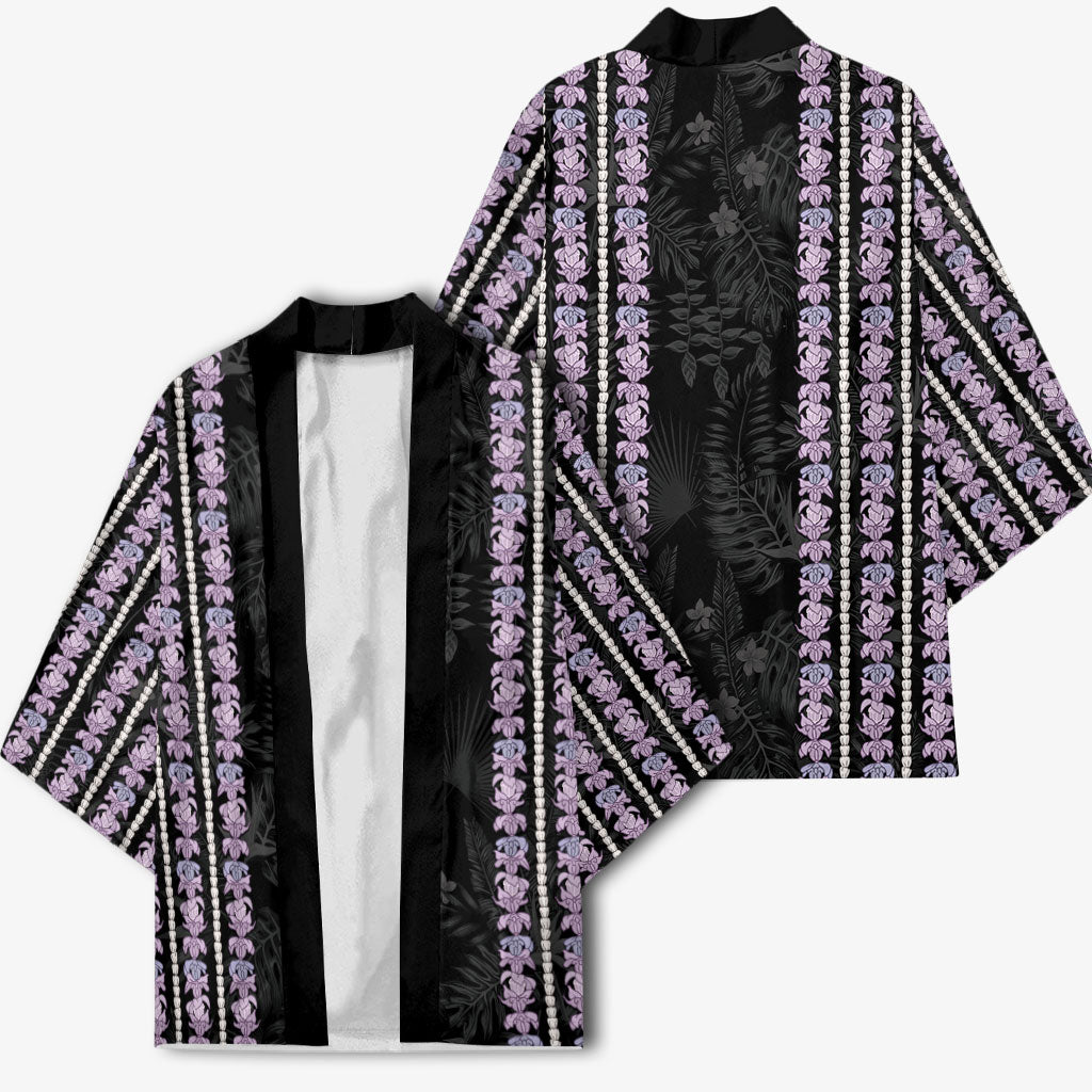 Hawaii Queen Liliuokalani Kimono Hawaiian Lei Pua Kalaunu