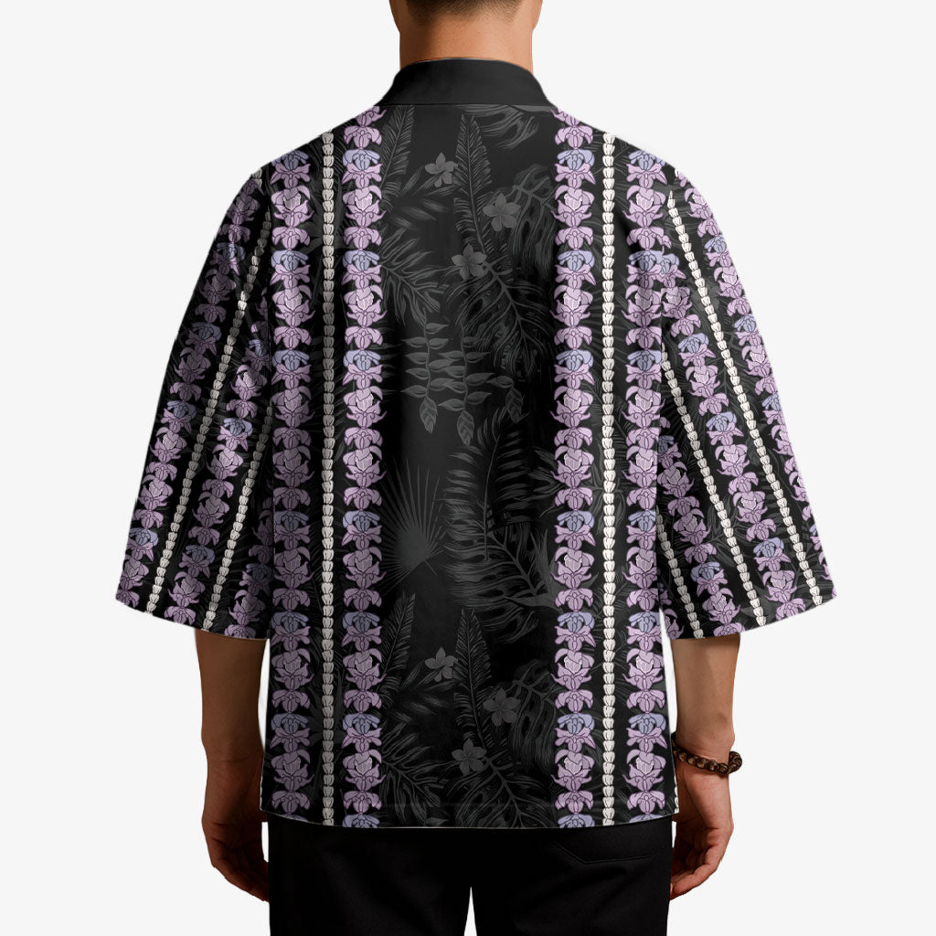 Hawaii Queen Liliuokalani Kimono Hawaiian Lei Pua Kalaunu