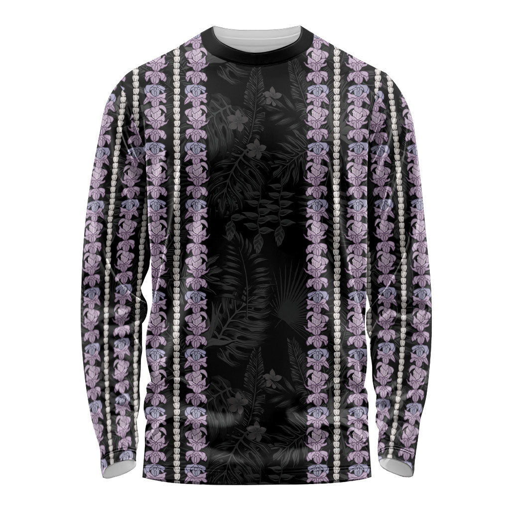 Hawaii Queen Liliuokalani Long Sleeve Shirt Hawaiian Lei Pua Kalaunu