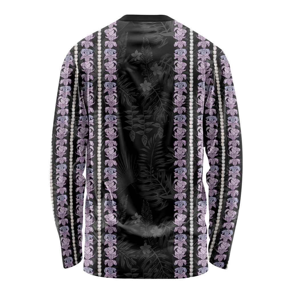Hawaii Queen Liliuokalani Long Sleeve Shirt Hawaiian Lei Pua Kalaunu