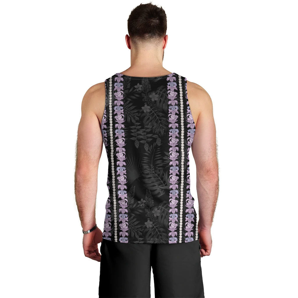 Hawaii Queen Liliuokalani Men Tank Top Hawaiian Lei Pua Kalaunu