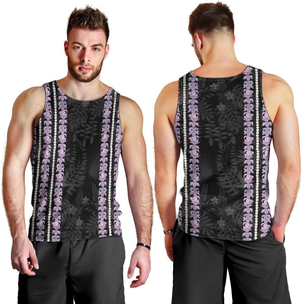 Hawaii Queen Liliuokalani Men Tank Top Hawaiian Lei Pua Kalaunu
