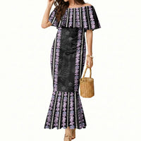 Hawaii Queen Liliuokalani Mermaid Dress Hawaiian Lei Pua Kalaunu