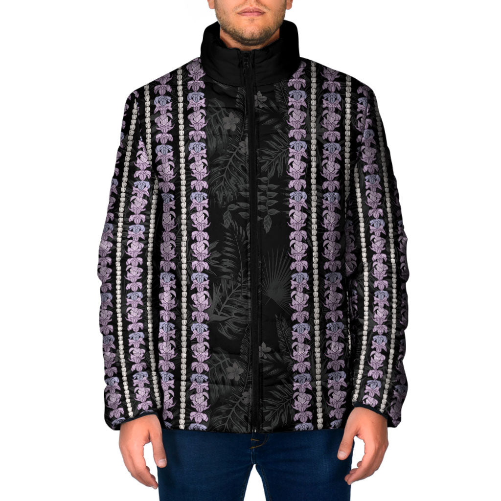 Hawaii Queen Liliuokalani Padded Jacket Hawaiian Lei Pua Kalaunu