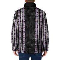 Hawaii Queen Liliuokalani Padded Jacket Hawaiian Lei Pua Kalaunu