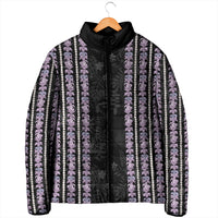 Hawaii Queen Liliuokalani Padded Jacket Hawaiian Lei Pua Kalaunu
