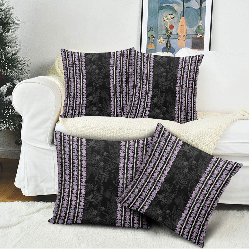 Hawaii Queen Liliuokalani Pillow Cover Hawaiian Lei Pua Kalaunu