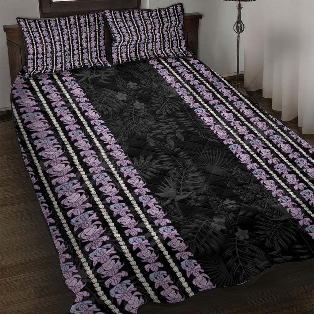 Hawaii Queen Liliuokalani Quilt Bed Set Hawaiian Lei Pua Kalaunu