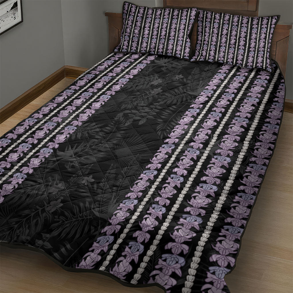 Hawaii Queen Liliuokalani Quilt Bed Set Hawaiian Lei Pua Kalaunu