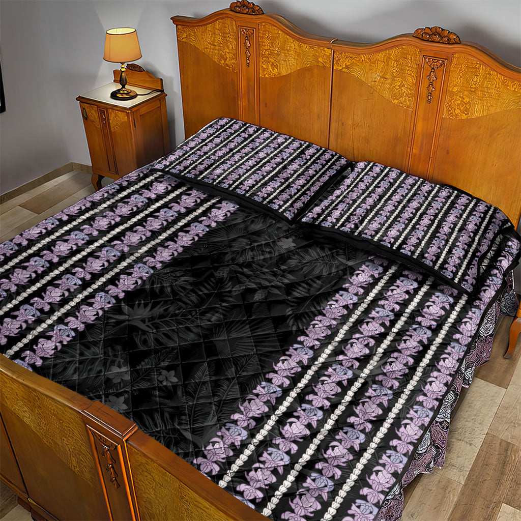 Hawaii Queen Liliuokalani Quilt Bed Set Hawaiian Lei Pua Kalaunu
