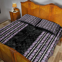 Hawaii Queen Liliuokalani Quilt Bed Set Hawaiian Lei Pua Kalaunu