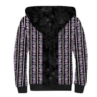 Hawaii Queen Liliuokalani Sherpa Hoodie Hawaiian Lei Pua Kalaunu