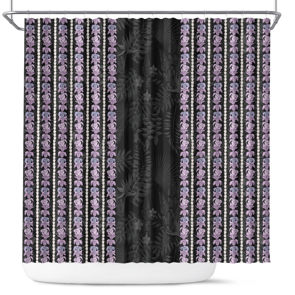 Hawaii Queen Liliuokalani Shower Curtain Hawaiian Lei Pua Kalaunu