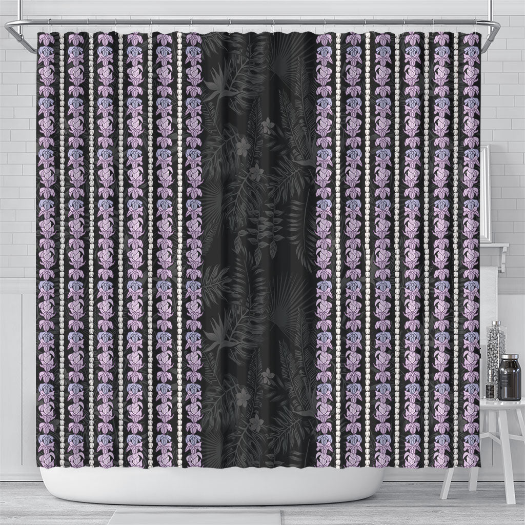 Hawaii Queen Liliuokalani Shower Curtain Hawaiian Lei Pua Kalaunu