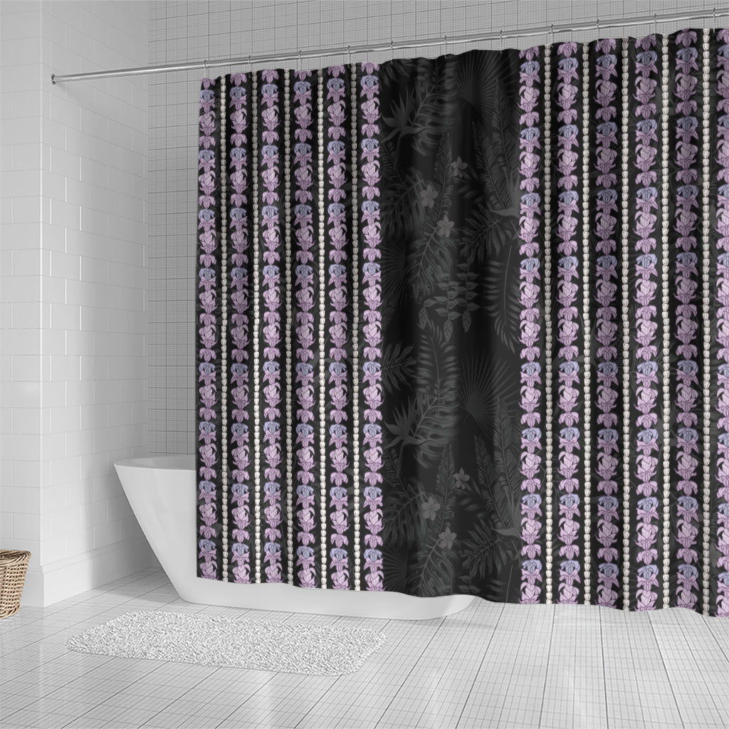 Hawaii Queen Liliuokalani Shower Curtain Hawaiian Lei Pua Kalaunu