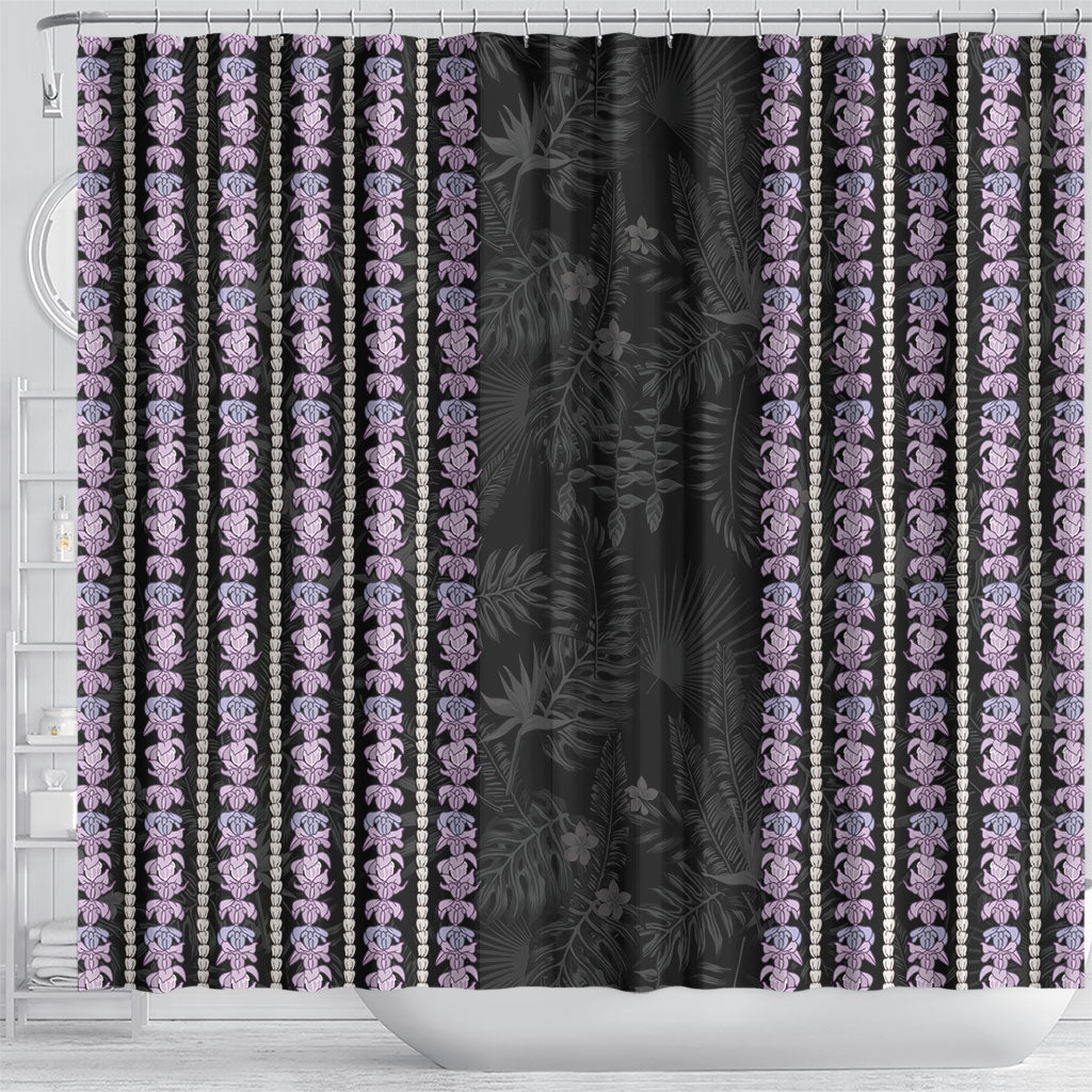 Hawaii Queen Liliuokalani Shower Curtain Hawaiian Lei Pua Kalaunu