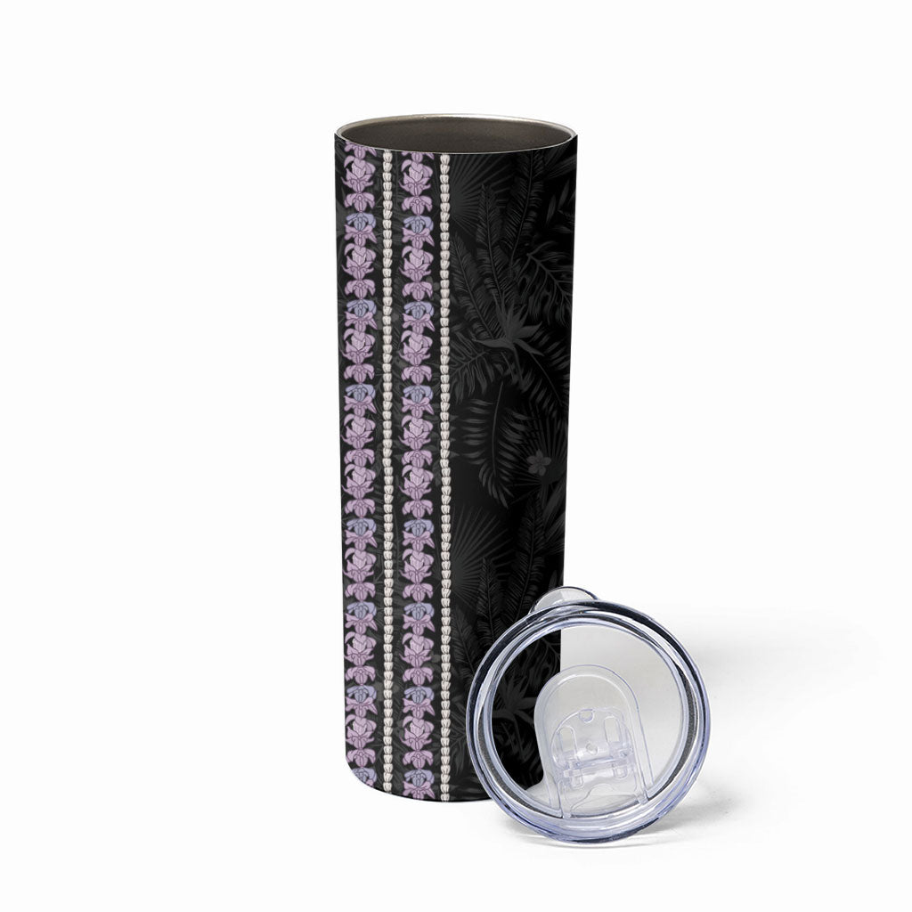 Hawaii Queen Liliuokalani Skinny Tumbler Hawaiian Lei Pua Kalaunu