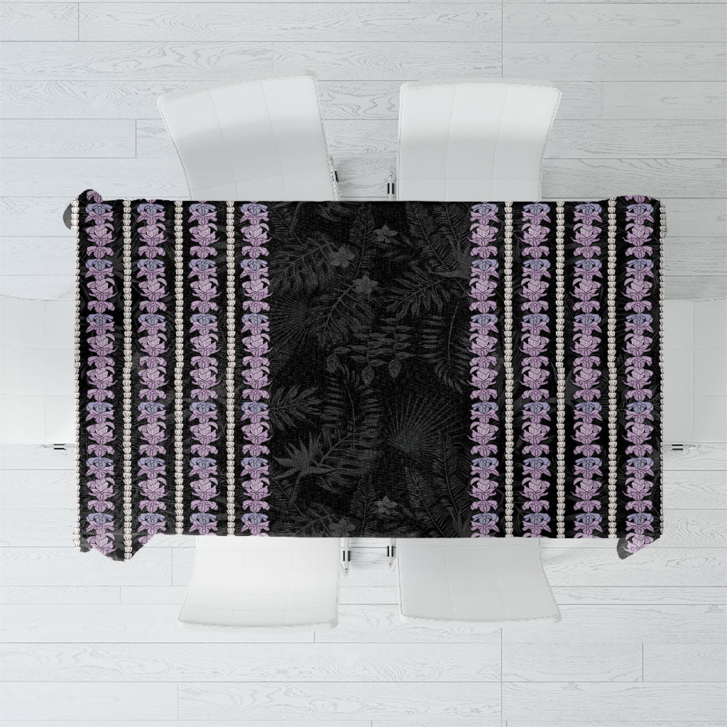 Hawaii Queen Liliuokalani Tablecloth Hawaiian Lei Pua Kalaunu
