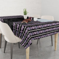 Hawaii Queen Liliuokalani Tablecloth Hawaiian Lei Pua Kalaunu