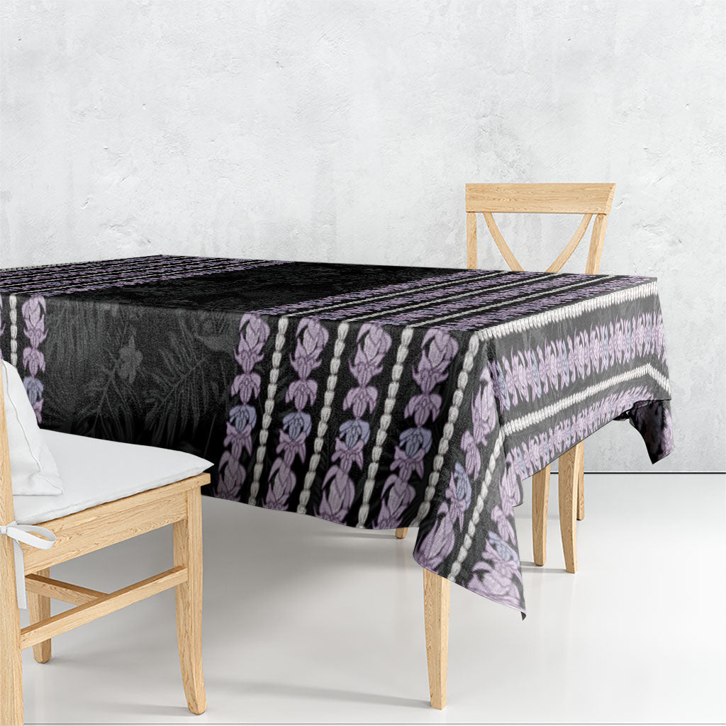 Hawaii Queen Liliuokalani Tablecloth Hawaiian Lei Pua Kalaunu