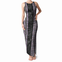 Hawaii Queen Liliuokalani Tank Maxi Dress Hawaiian Lei Pua Kalaunu