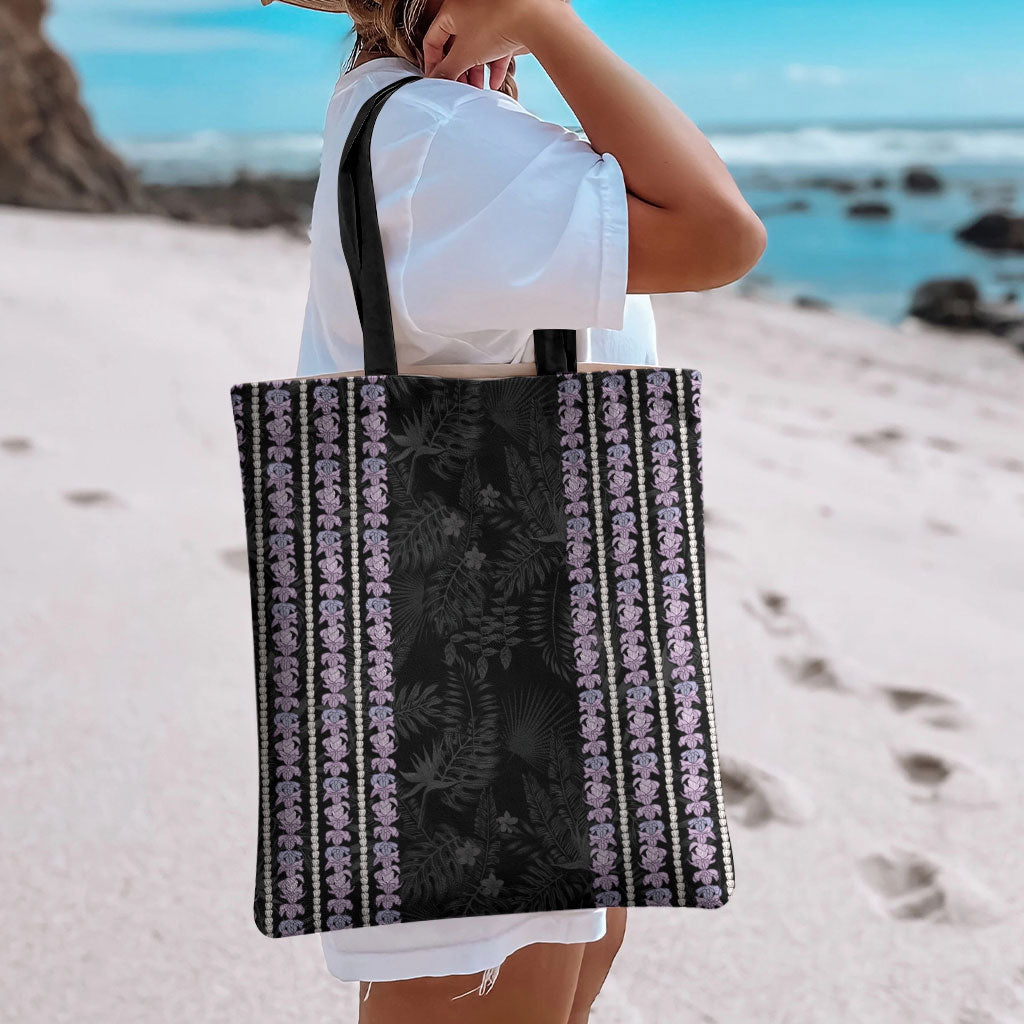 Hawaii Queen Liliuokalani Tote Bag Hawaiian Lei Pua Kalaunu