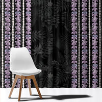 Hawaii Queen Liliuokalani Window Curtain Hawaiian Lei Pua Kalaunu