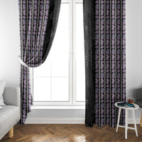 Hawaii Queen Liliuokalani Window Curtain Hawaiian Lei Pua Kalaunu