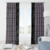 Hawaii Queen Liliuokalani Window Curtain Hawaiian Lei Pua Kalaunu