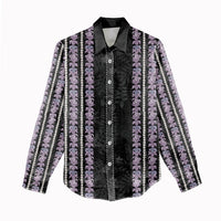Hawaii Queen Liliuokalani Women Casual Shirt Hawaiian Lei Pua Kalaunu