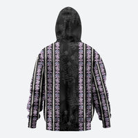 Hawaii Queen Liliuokalani Zip Hoodie Hawaiian Lei Pua Kalaunu