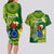 Personalized Cook Islands Couples Matching Long Sleeve Bodycon Dress and Hawaiian Shirt Coat Of Arms Plumeria Polynesian Turtle LT05 - Polynesian Pride