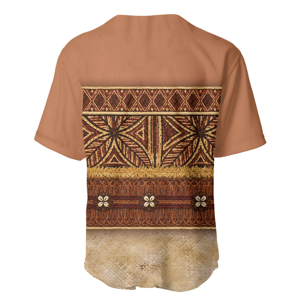 Polynesian Princess Inspired Cosplay Costume Baseball Jersey Traditional Tapa Pattern