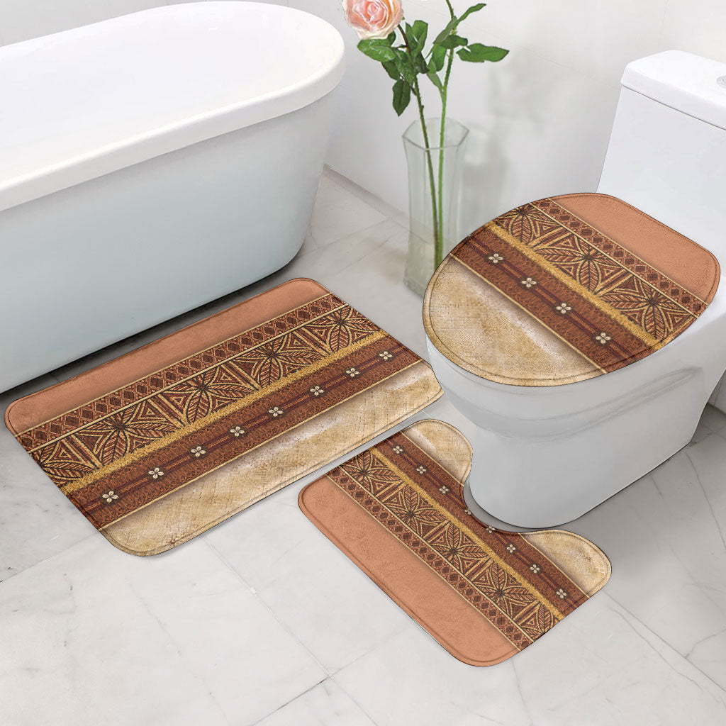 Polynesian Princess Inspired Cosplay Costume Bathroom Set Traditional Tapa Pattern