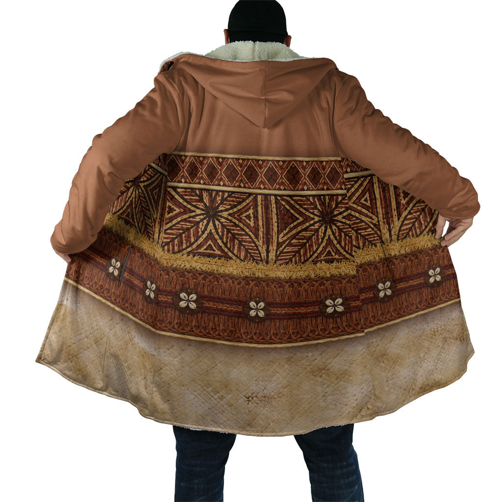 Polynesian Princess Inspired Cosplay Costume Cloak Traditional Tapa Pattern
