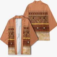 Polynesian Princess Inspired Cosplay Costume Kimono Traditional Tapa Pattern