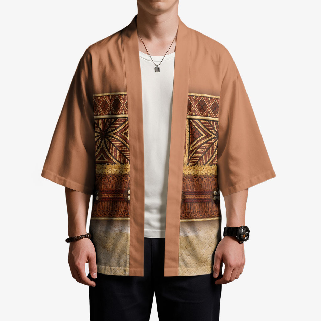 Polynesian Princess Inspired Cosplay Costume Kimono Traditional Tapa Pattern