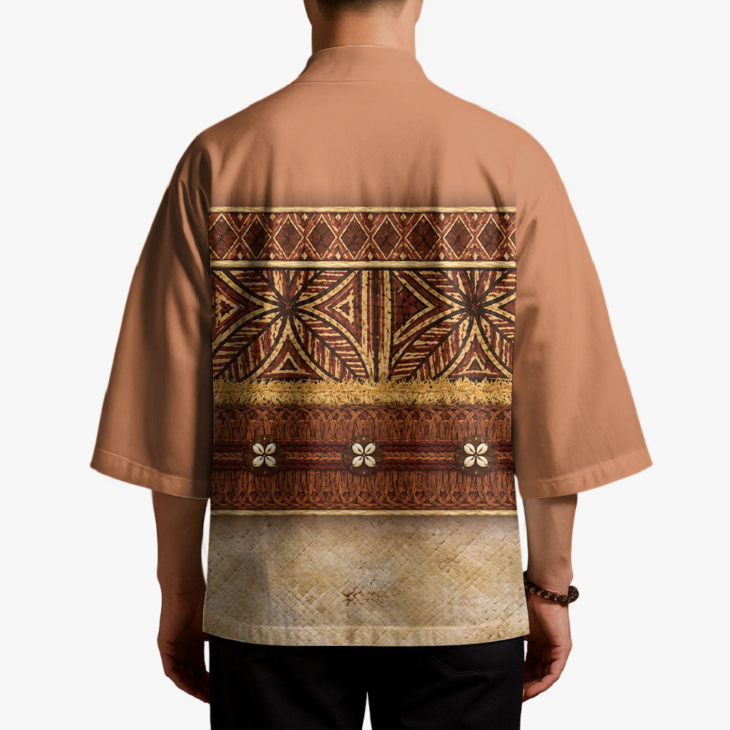 Polynesian Princess Inspired Cosplay Costume Kimono Traditional Tapa Pattern