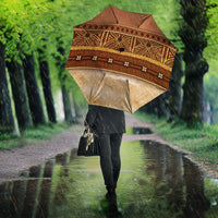 Polynesian Princess Inspired Cosplay Costume Umbrella Traditional Tapa Pattern