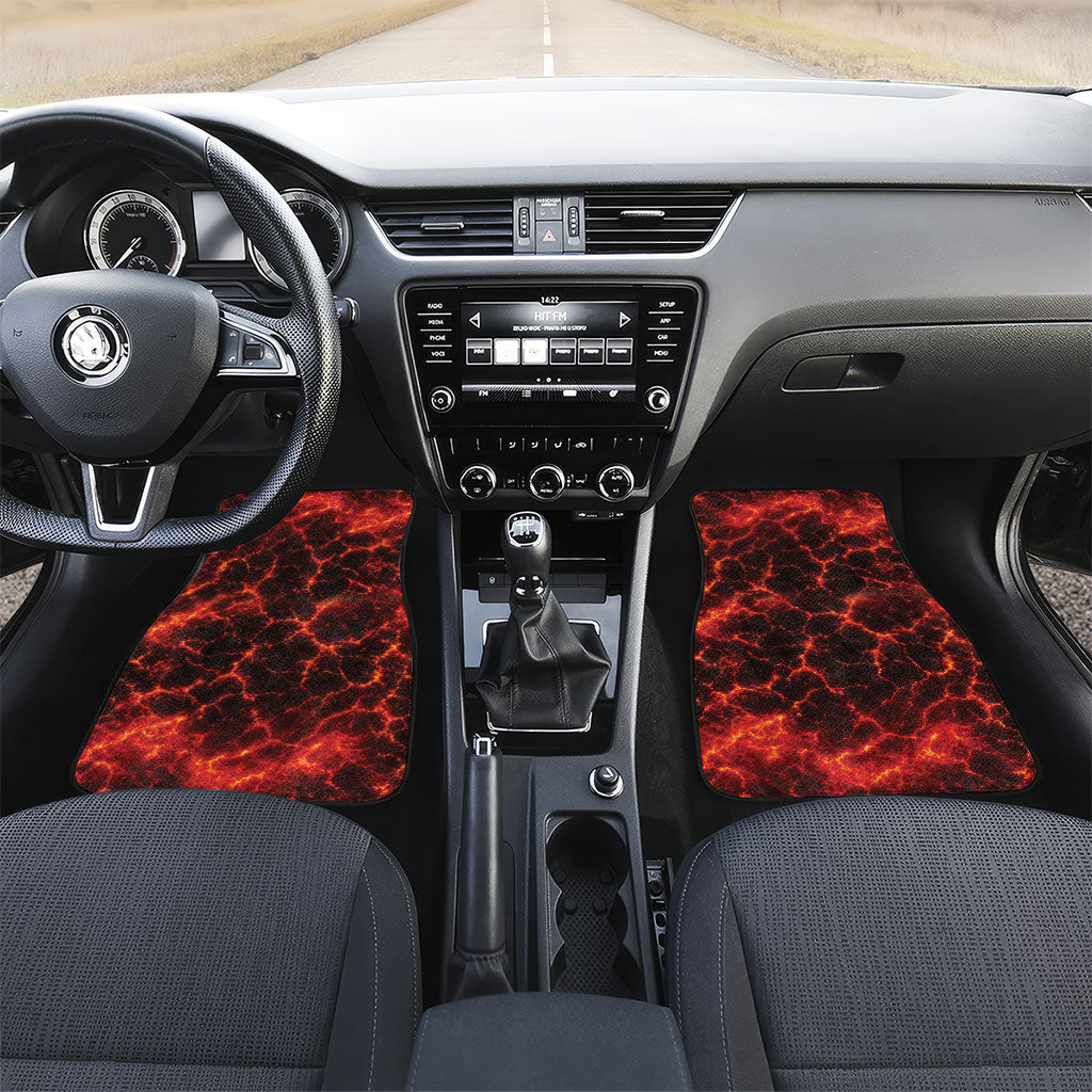 Lava Monster Costume Car Mats Fiery Lava Spiral