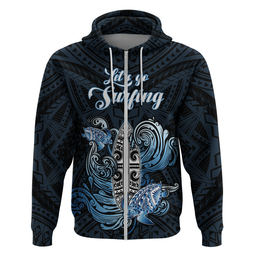 Personalised Polynesia Go Surfing Hoodie The Pacific Wave Of Water LT05 - Polynesian Pride