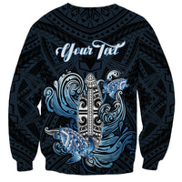 Personalised Polynesia Go Surfing Sweatshirt The Pacific Wave Of Water LT05 - Polynesian Pride
