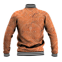 Personalised Lapita Culture Baseball Jacket Iconic Double Face Pattern LT05 - Polynesian Pride