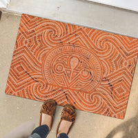 Lapita Culture Rubber Doormat Iconic Double Face Pattern LT05 - Polynesian Pride