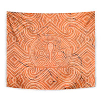 Lapita Culture Tapestry Iconic Double Face Pattern LT05 - Polynesian Pride