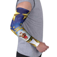 Samoa Christmas Arm Sleeves Snow Globe With Samoan Santa LT05 - Polynesian Pride